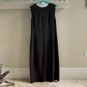 AGNONA Brown Sleeveless Sheath dress Size 6 approx.